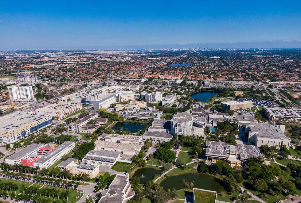 Unstoppable A Look At FIU S Decade Of Progress FIU Magazine   Fiu Campus Drone Shot 