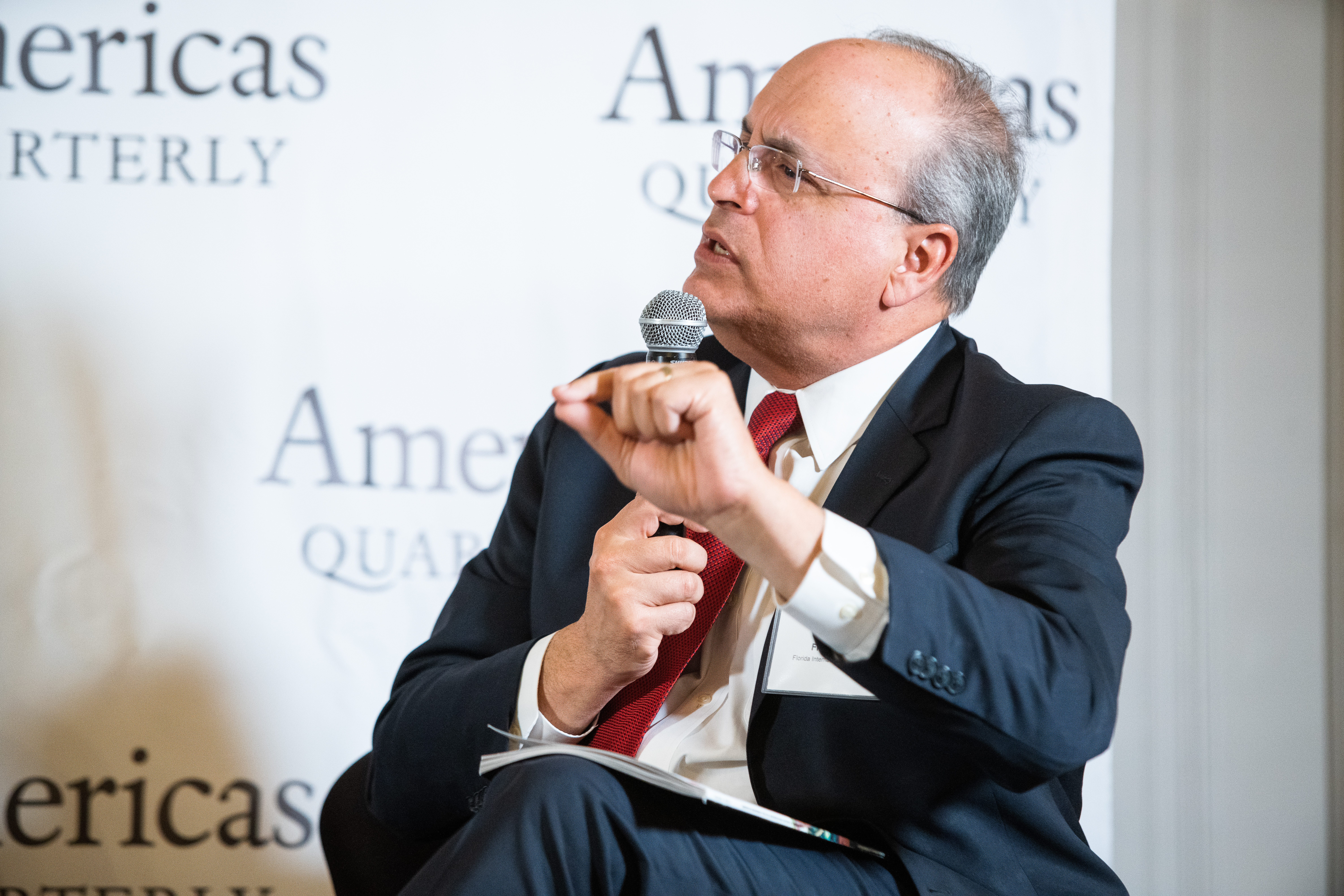 Frank Mora at Americas Quarterly launch in NYC.