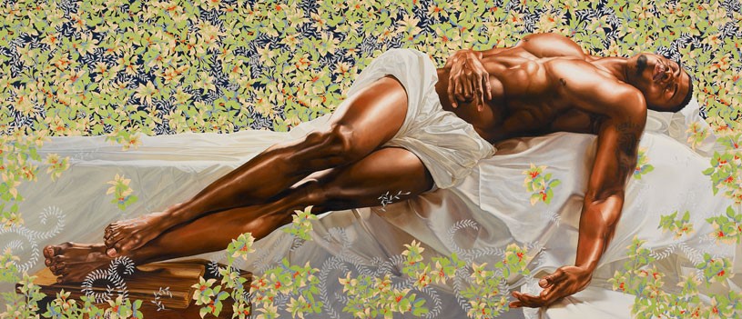 “The Sleeper”, 2008.  Oil on canvas, 132” x 300” inches (11’ x 25’ feet).