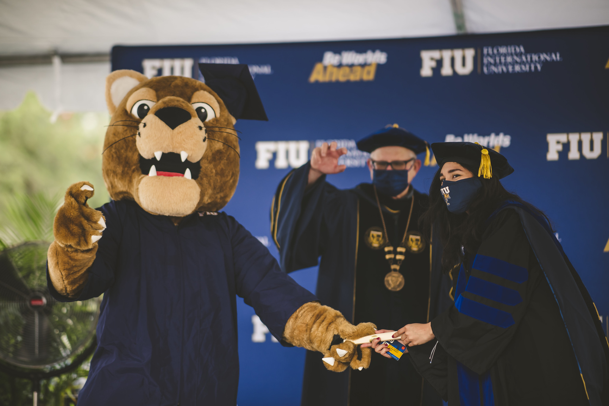 FIU graduates celebrate real triumphs at first inperson commencement