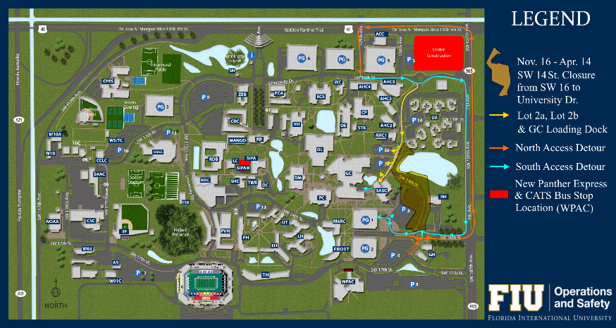 Traffic update: Closure of East Campus Circle, Portions of Lot 3 at MMC ...