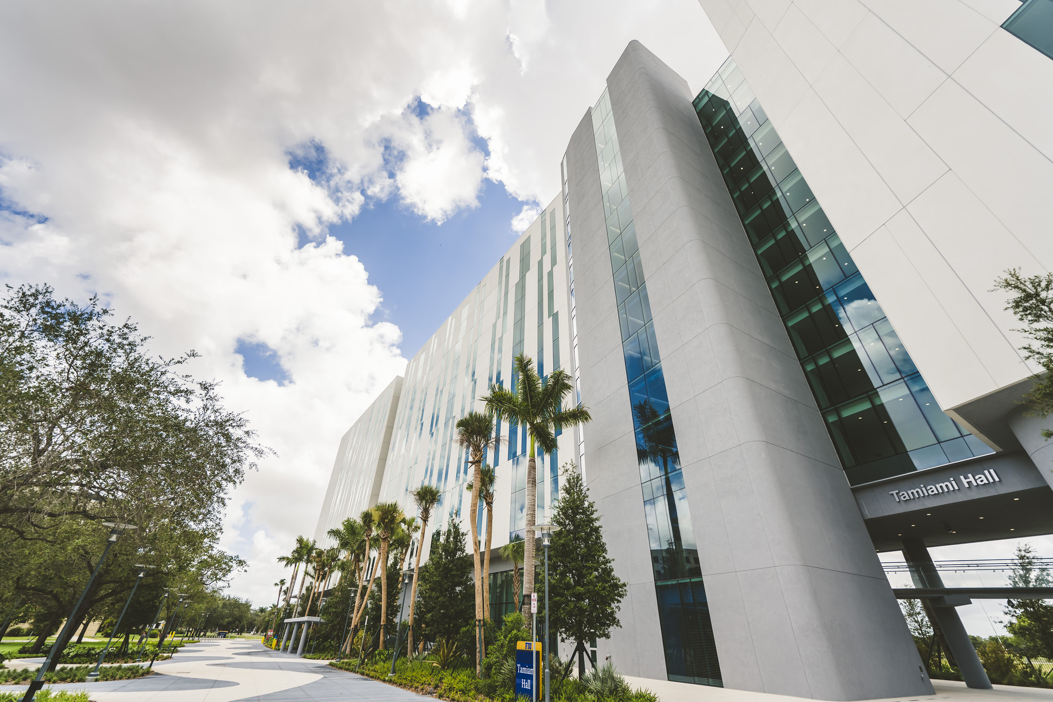 Ground view of Tamiami Hall