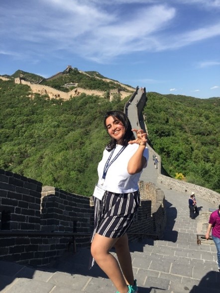 Chirine sends Panther Pride all the way from the Great Wall of China 