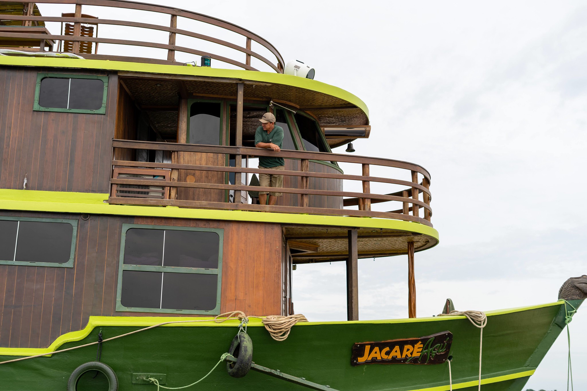 Students slept and held class lectures on the riverboat