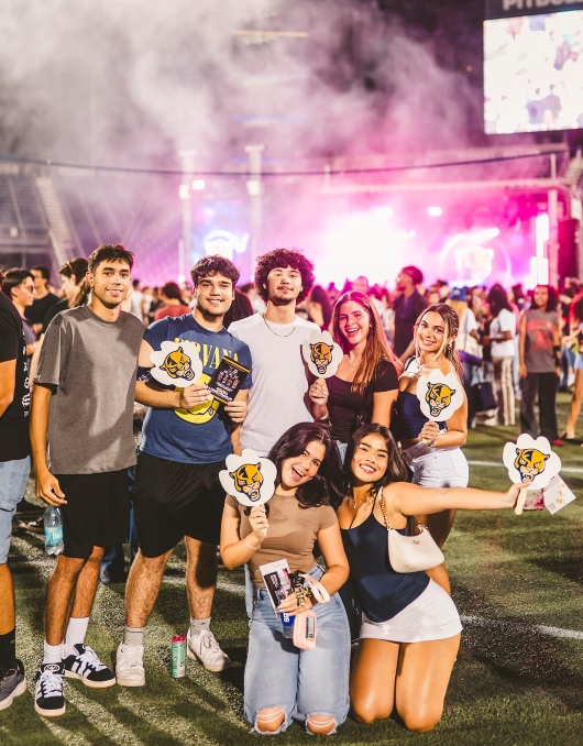 Students on the field