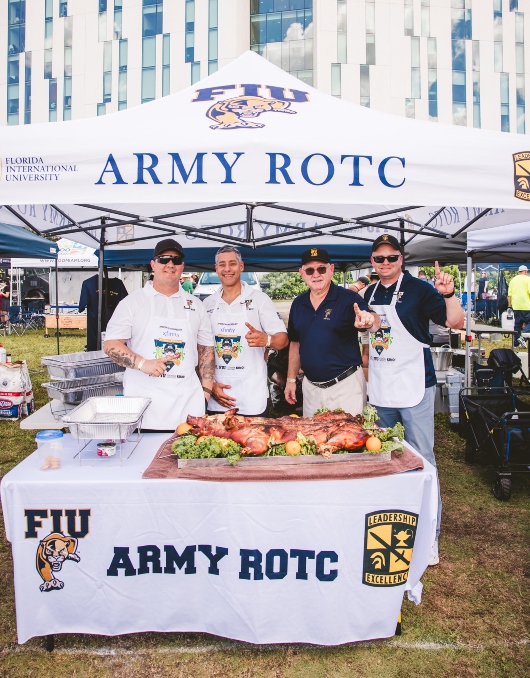 FIU's ROTC team