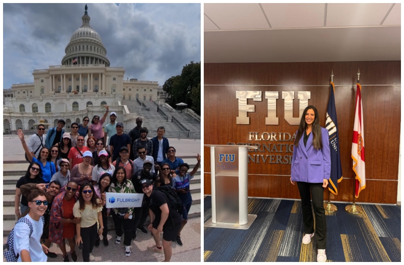 Argentina native Agustina Rosenbluth Mulki is studying at FIU on a Fulbright scholarship.