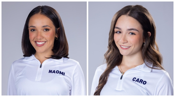 Dancers Naomi Santos and Carolina Salas