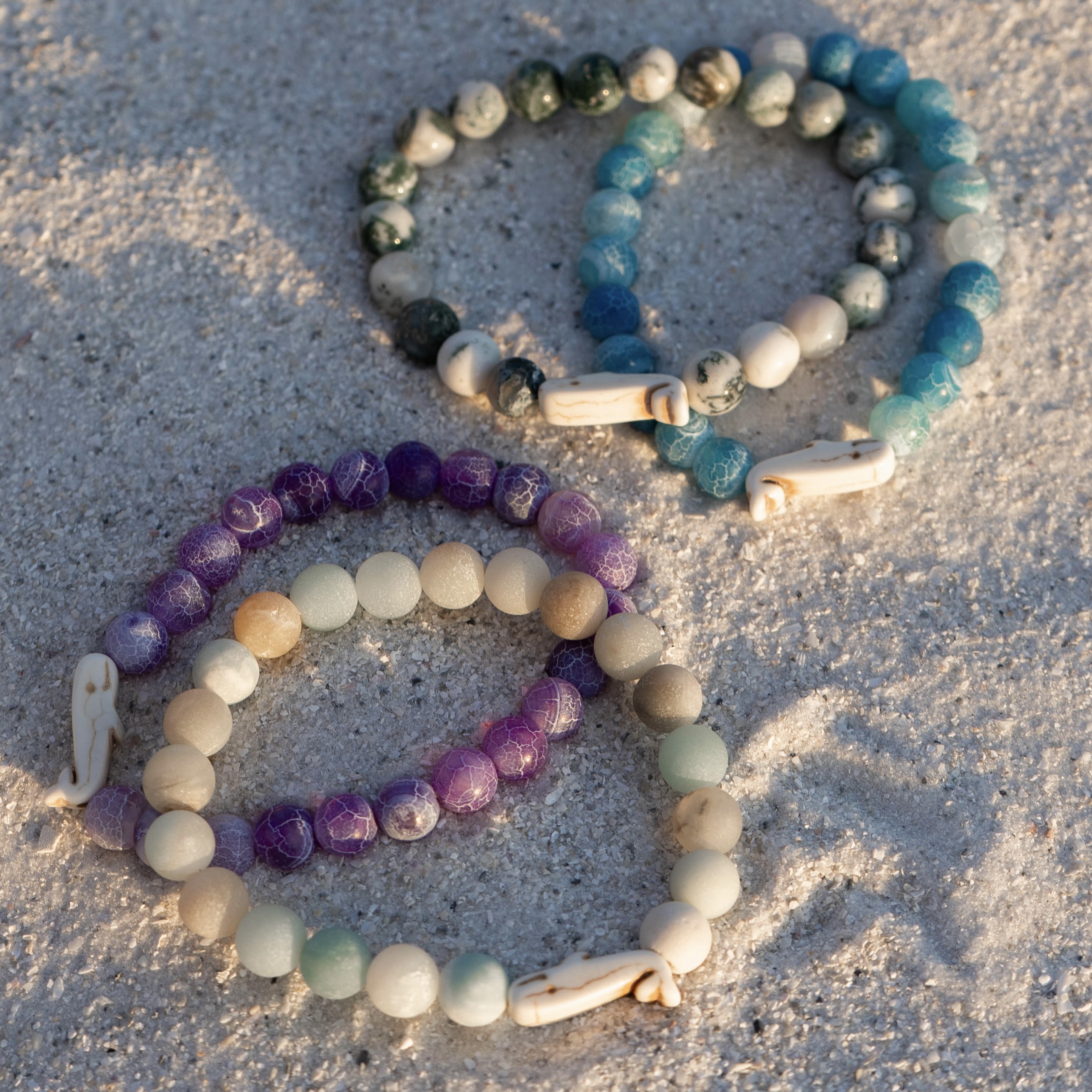 Fahlo's dolphin tracking bracelets.