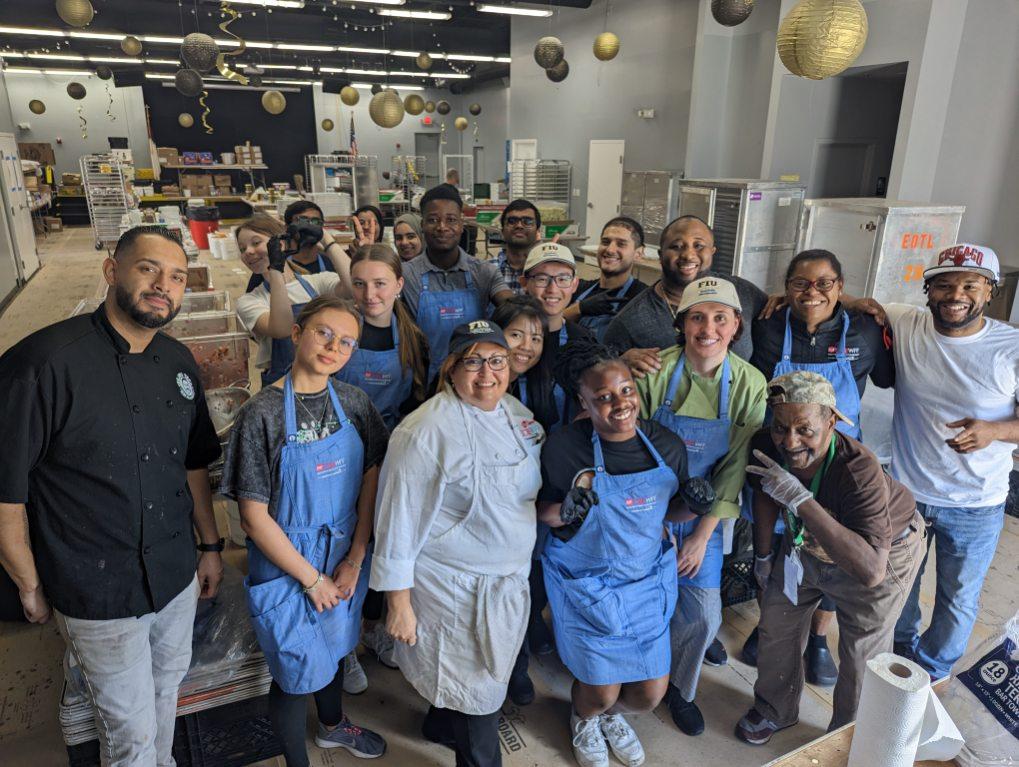 Chef Vicky (second from right) this year marks her 19th year participating at SOBEWFF®.