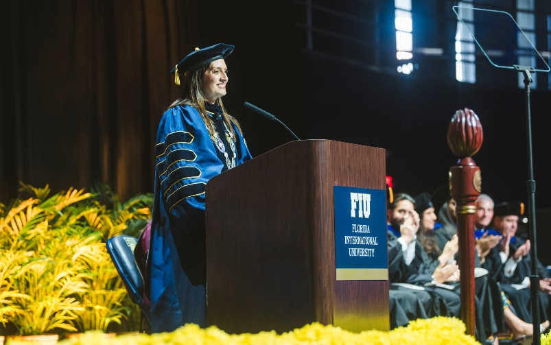 President Jeanette M. Nuñez delivers remarks