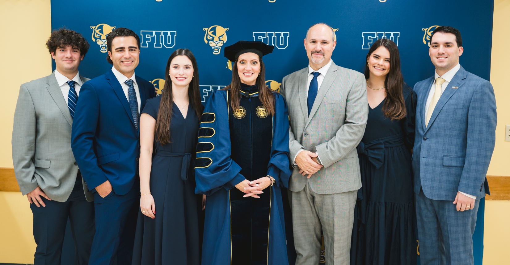 President Jeanette M. Nuñez and her family