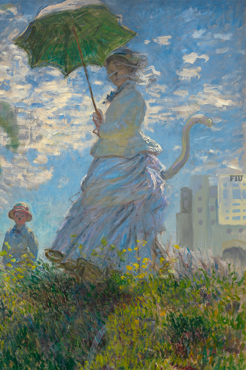 Panther with a Parasol