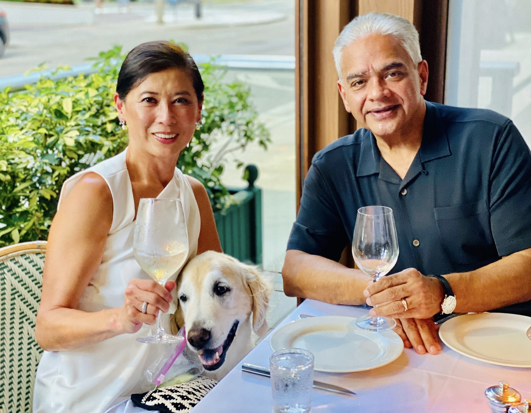 Mei, Rakesh and Teddy Sarna