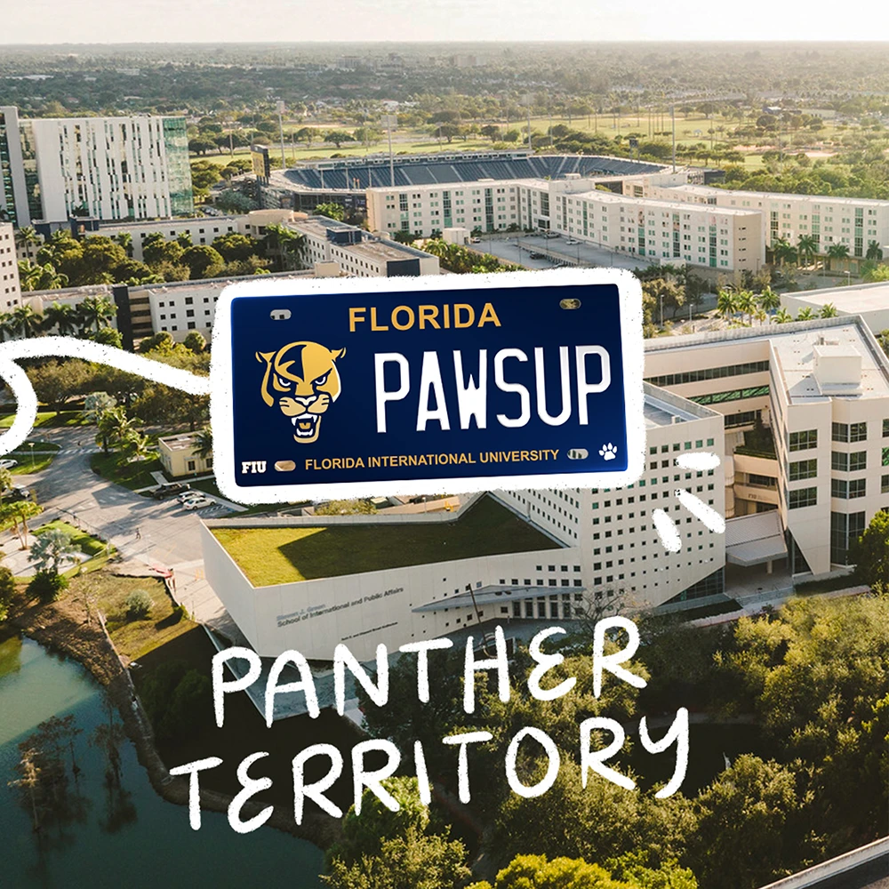 FIU Florida license plate