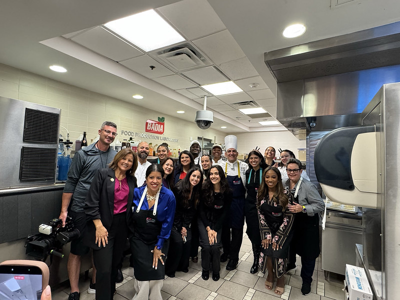 Media and influencers learn about the history of the Festival.