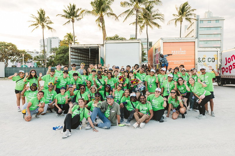 Nestle x FIU Green Team helps keep SOBEWFF(R) sustainable.