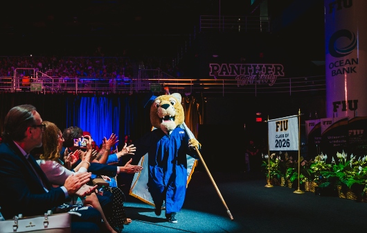 Roary with flag