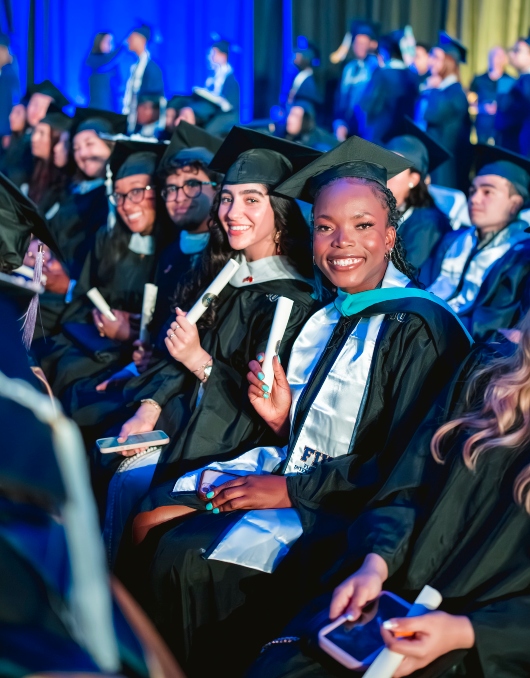 Graduates celebrating