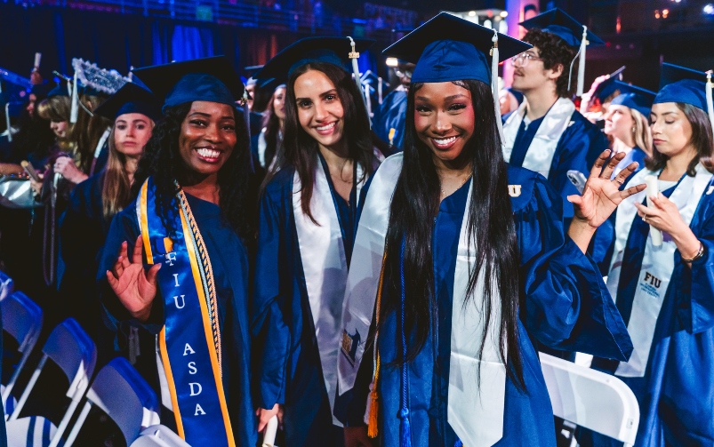 Students celebrating