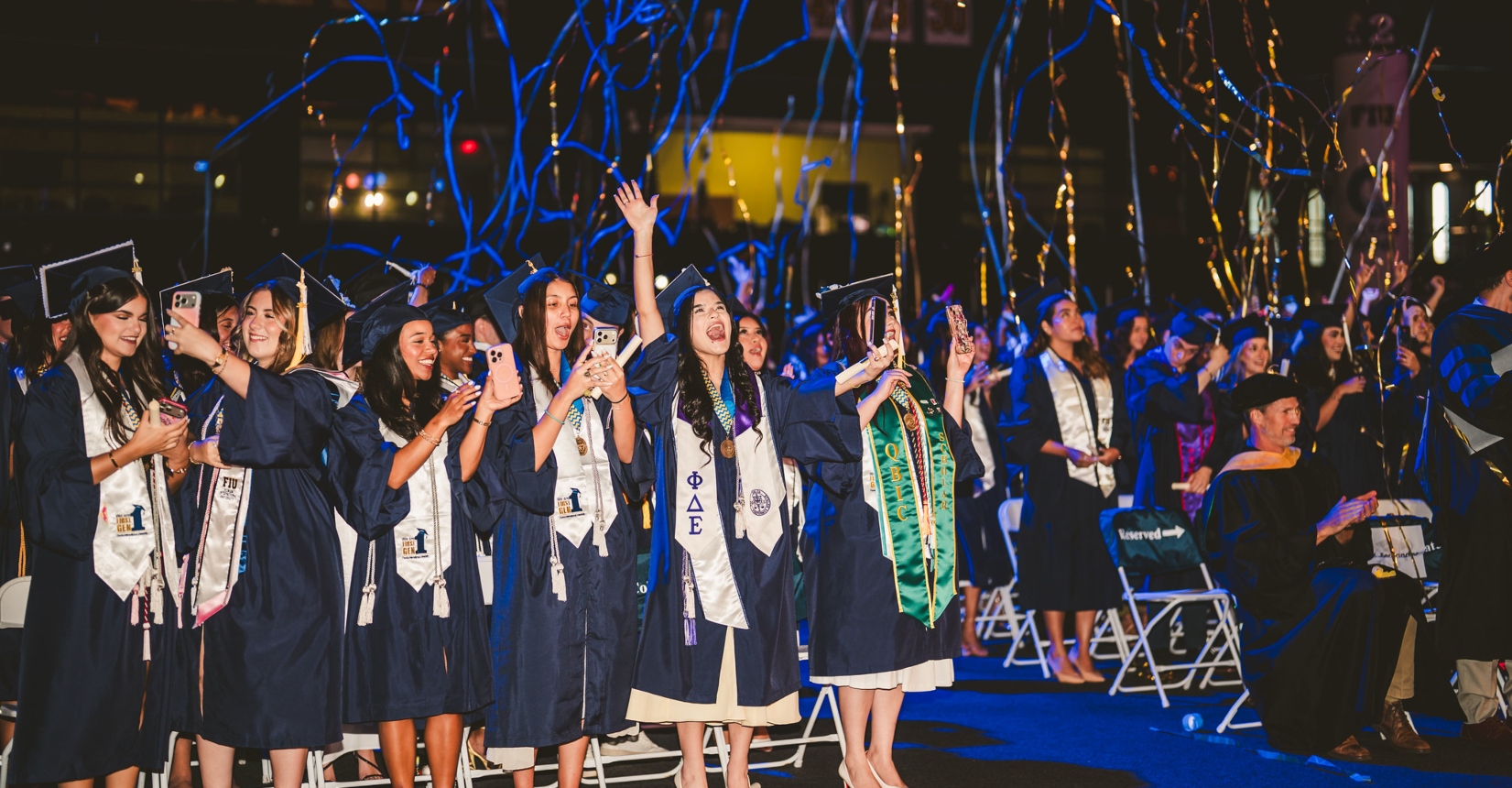 Students celebrating