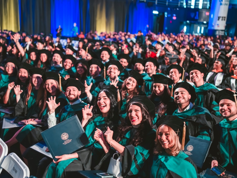 Graduates celebrating