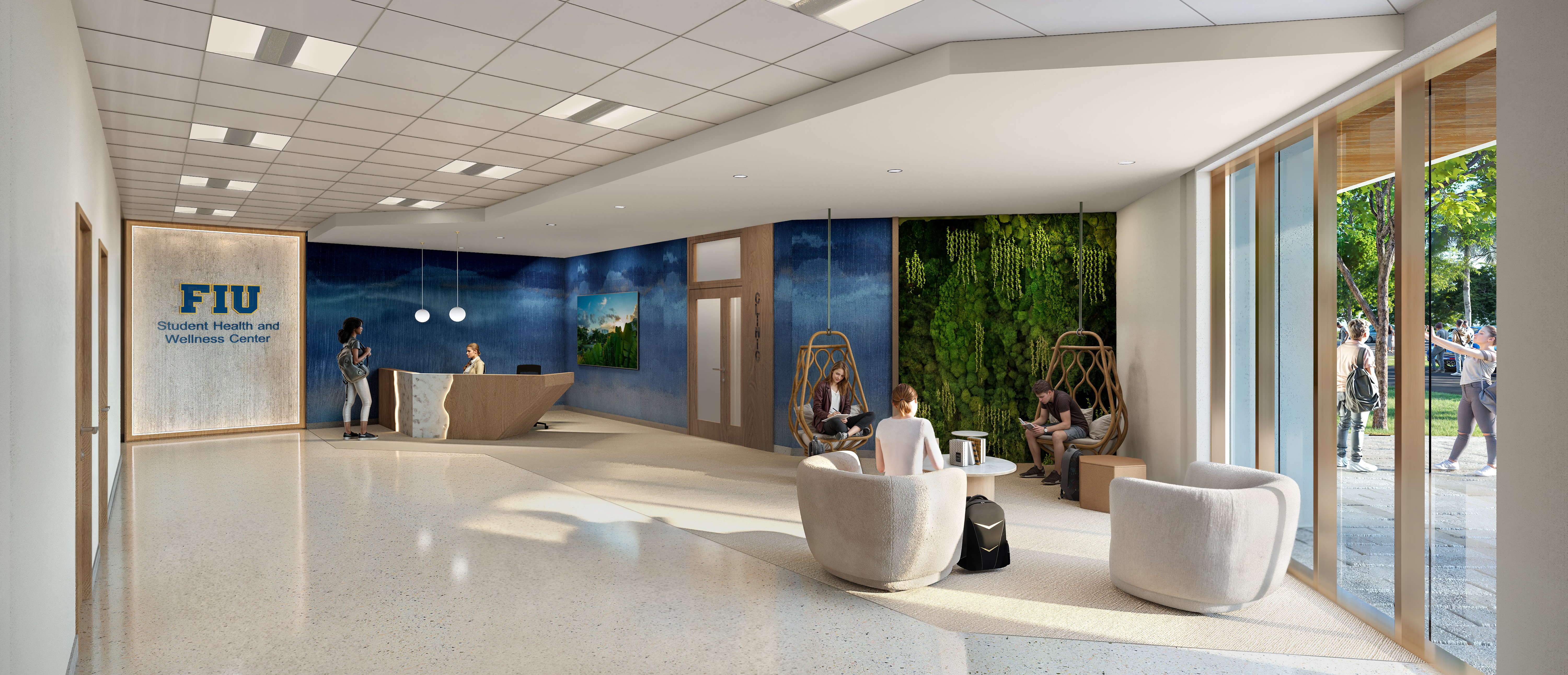 Rendering of Student Health Center expansion