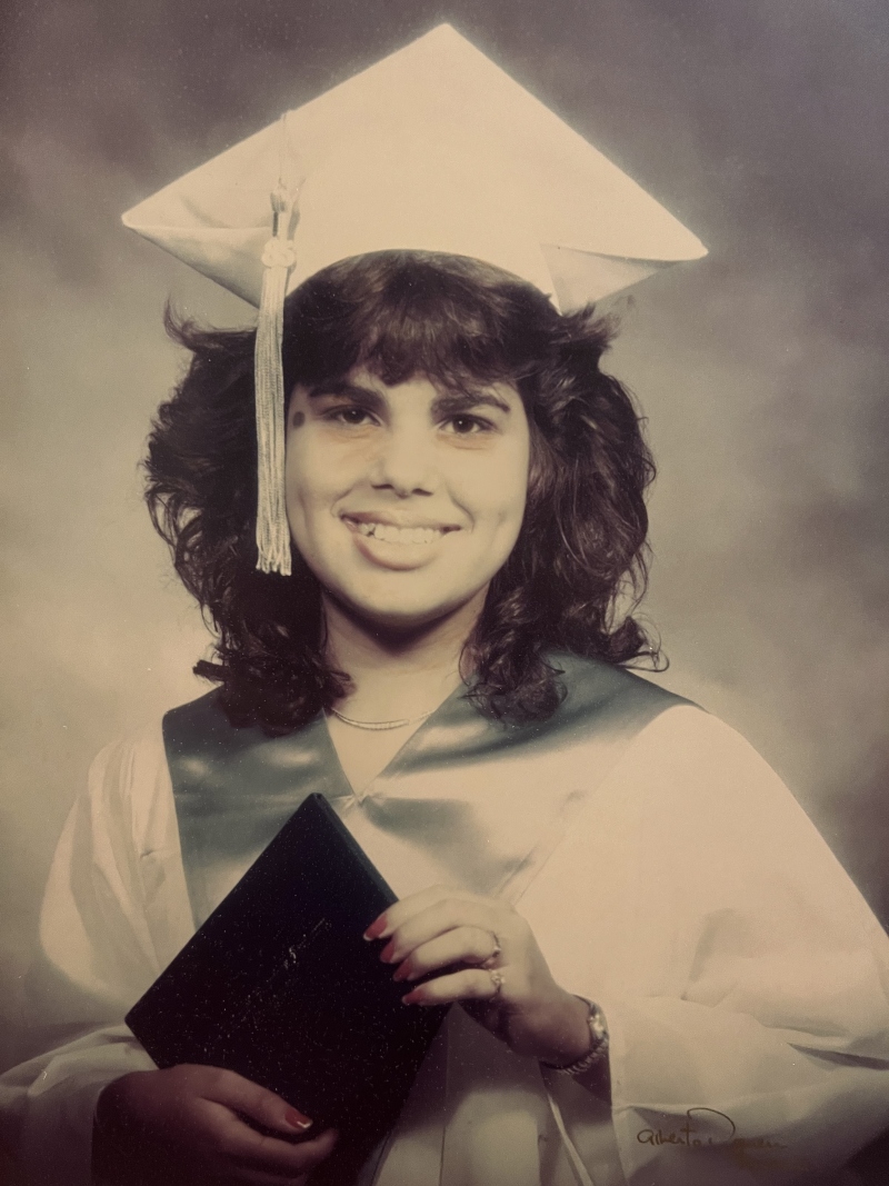 Carmen Molina's senior photo at Lourdes