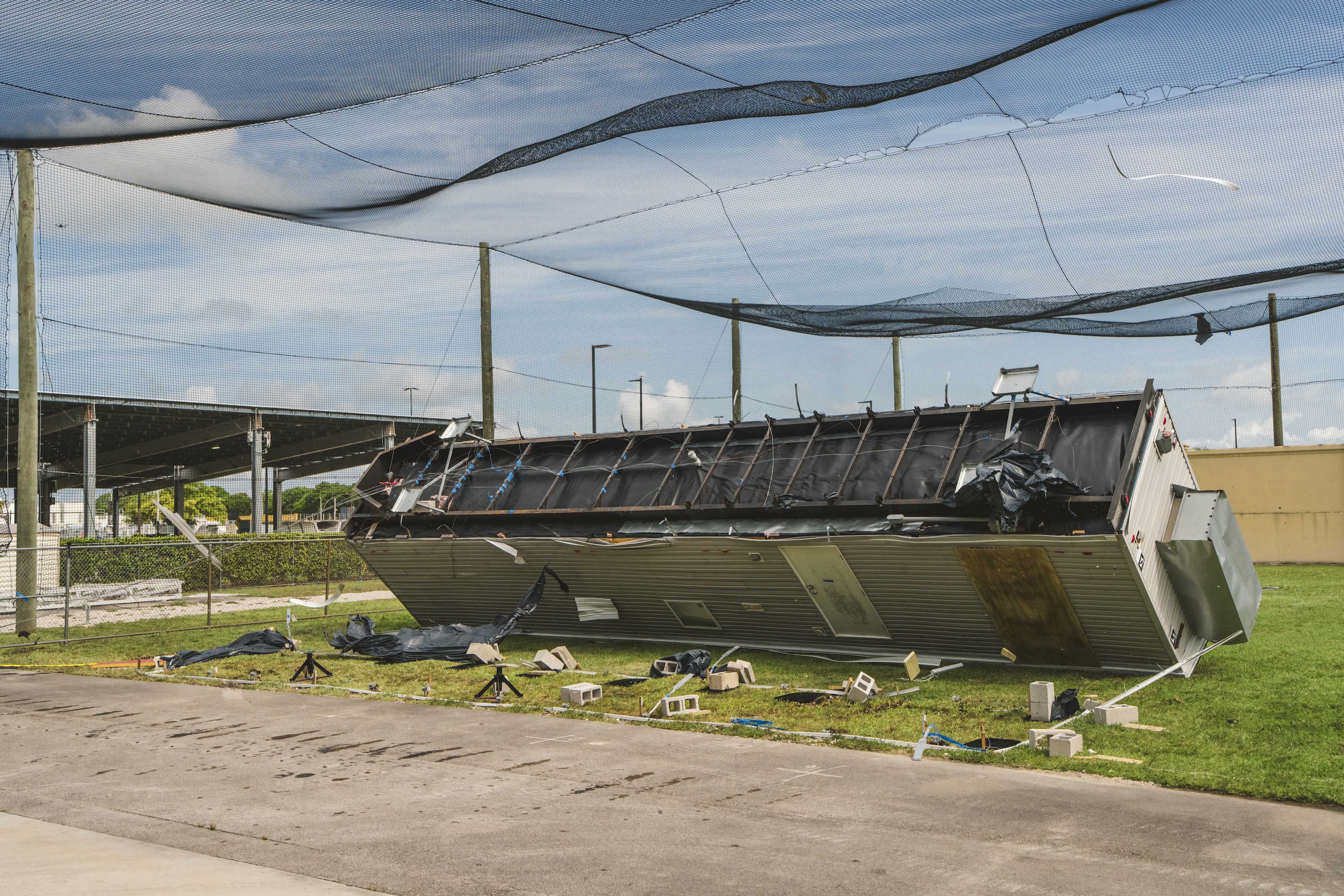 Manufactured Home Rolled Over