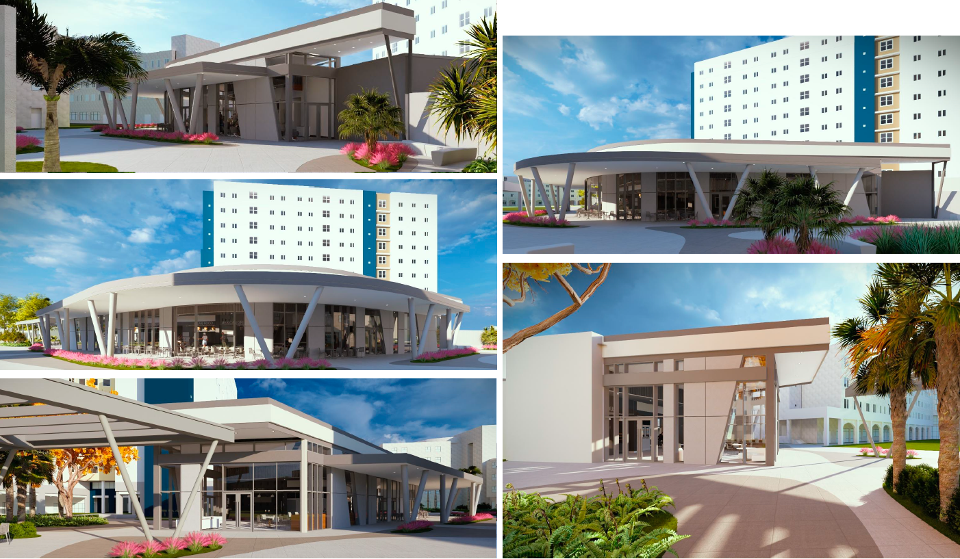 Renderings of Residential Dining Hall