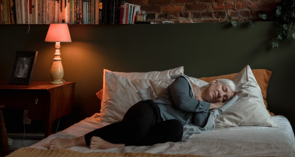 lady sleeping
