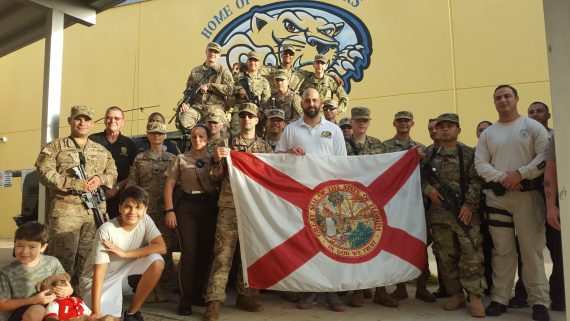 Alumnus John Galardi, principal of South Dade Middle School, worked with custodians, staff and national guardsmen to shelter 2,500 people during Hurricane Irma.