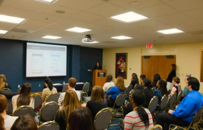 Students presented their research to a group of peers and faculty at the 2014 McNair Conference.